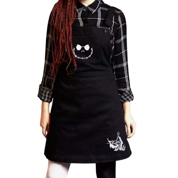 Hot Topic Disney Nightmare Before Christmas Jack Skirtall Skirt Overalls Size 2X - Picture 1 of 14